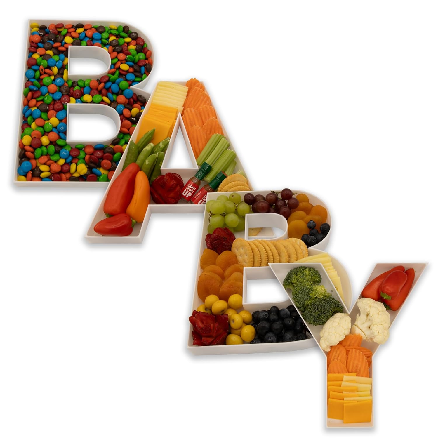 Baby Food Options - Comida fillable letras em forma de