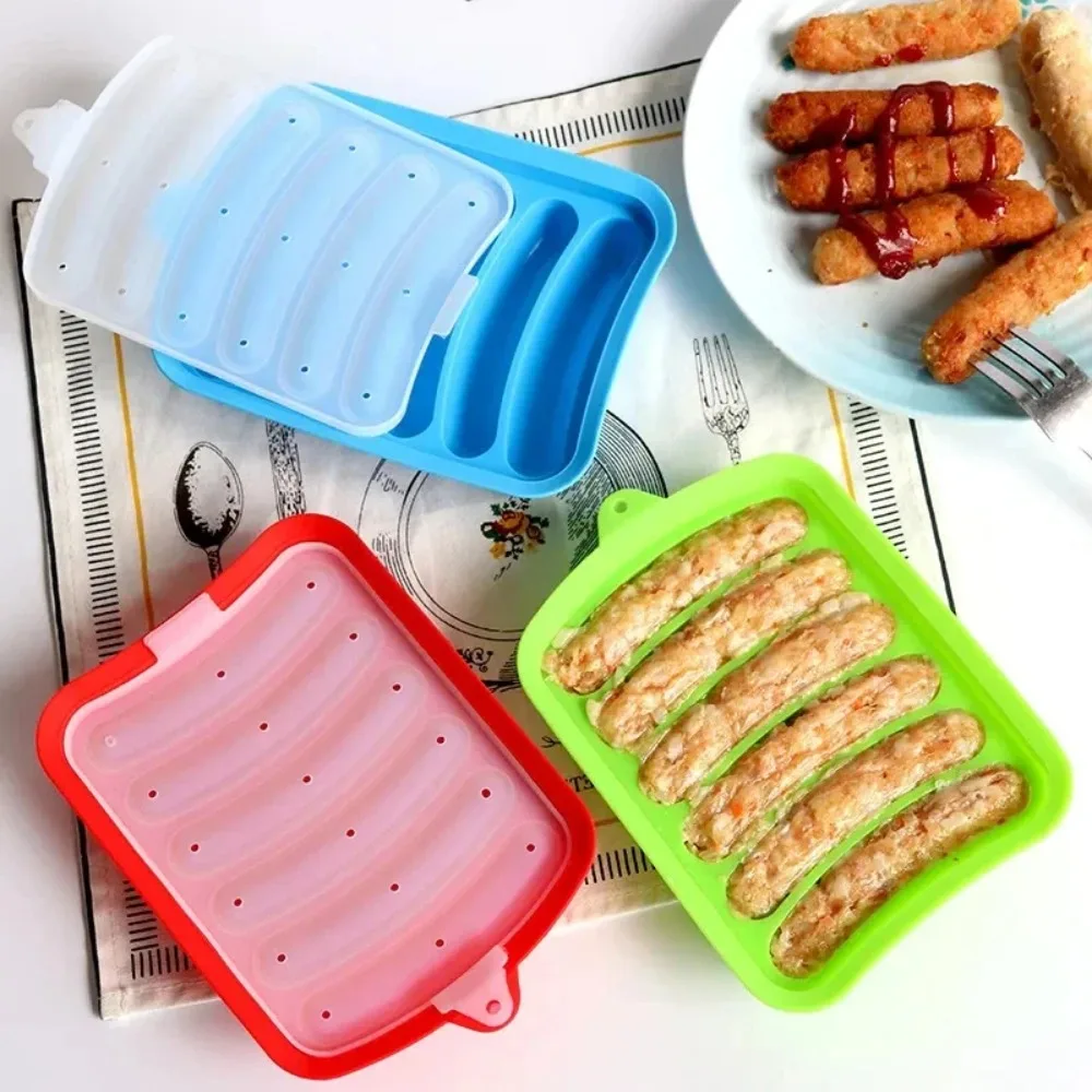 Baby Food Healthy - Molde de salsicha de silicone saudável,