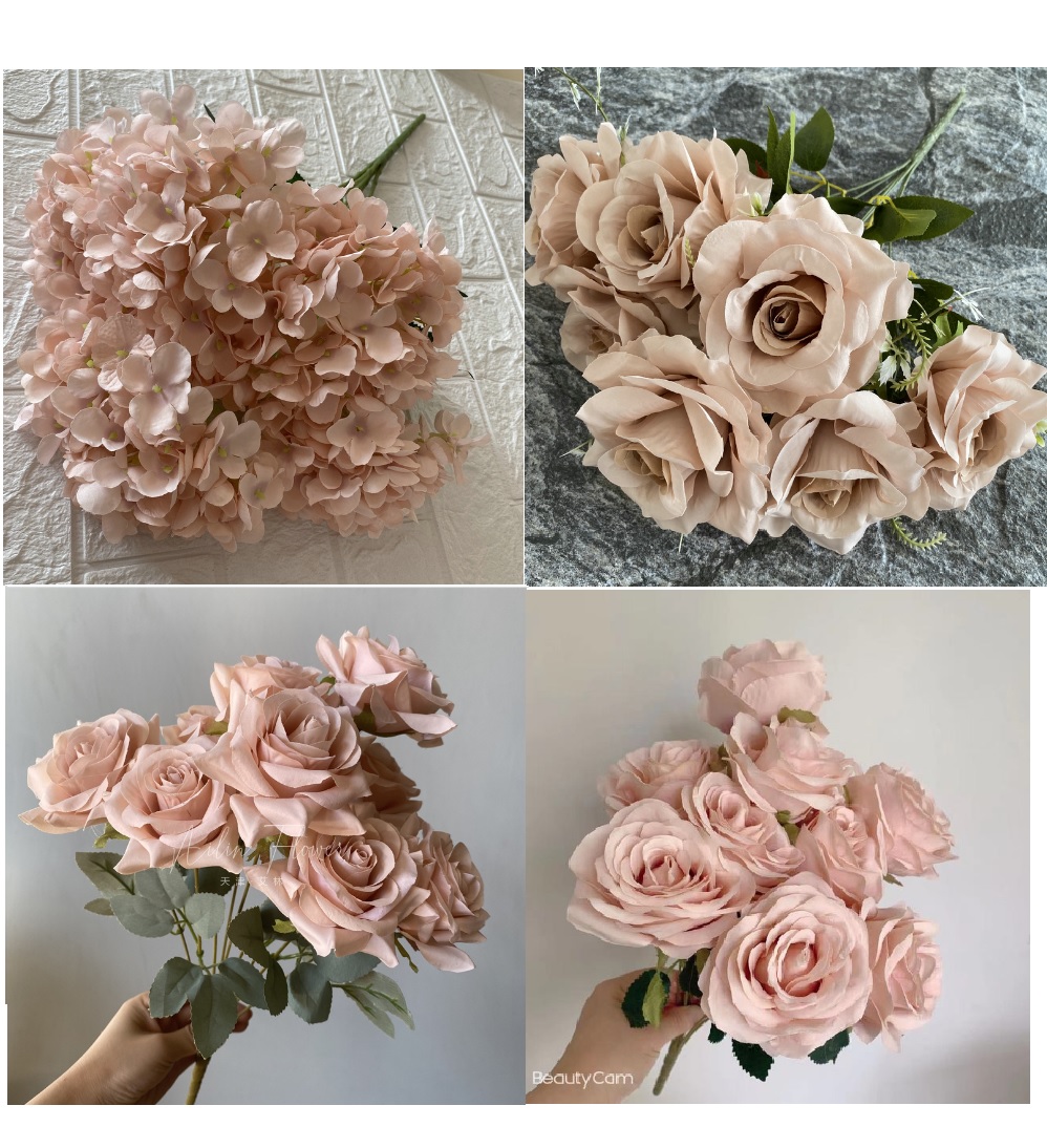Baby Rice Food - Decoração de casamento rosa empoeirado blush