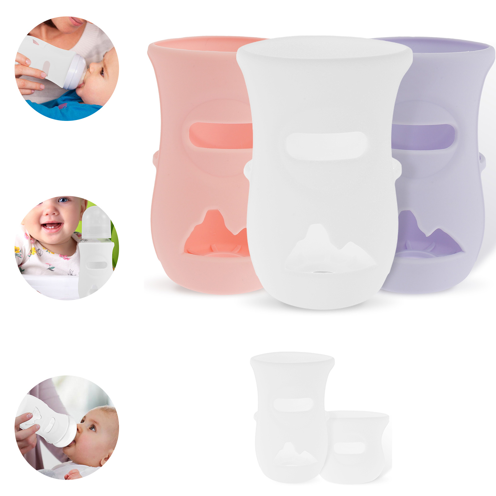 Baby Food Jar - Mangas de silicone capa de garrafa