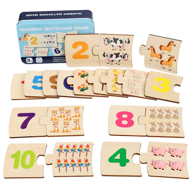 Baby Food Game - Crianças caixa de ferro número iluminação