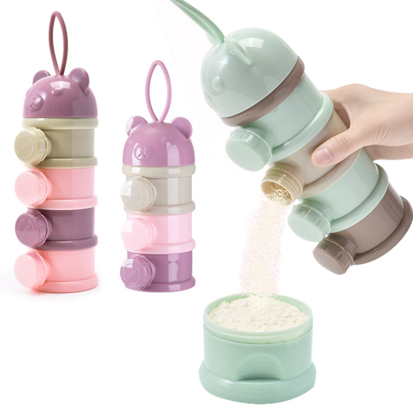 Baby Food Options - Armazenamento de três/quatro camadas portátil recipiente