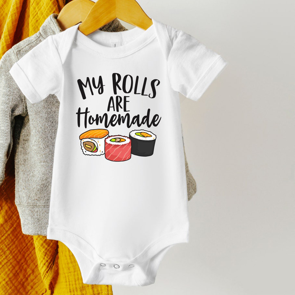 Baby Food Homemade - Meus rolos são caseira bebê bodysuit