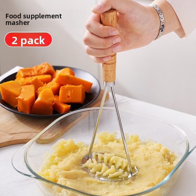 Baby Food Healthy - Espremedor de Batatas em Aço Inoxidável,