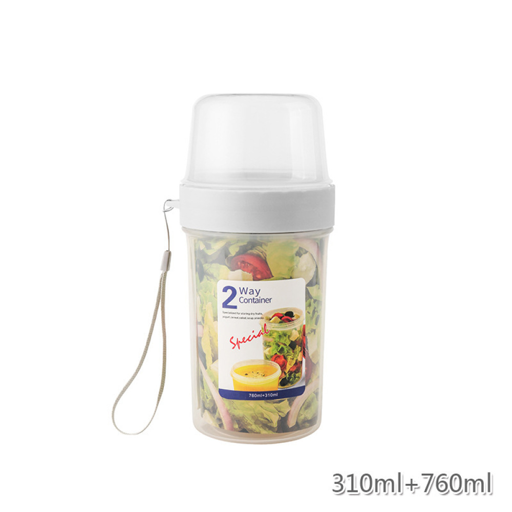Baby Food Prep Containers - Recipiente Portátil de Dupla Camada à