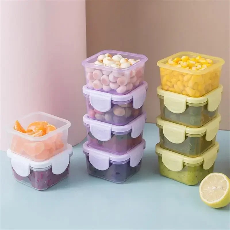 Conjunto de 4 Mini Potes Hermé - Baby Food Prep Containers avaliação e preço