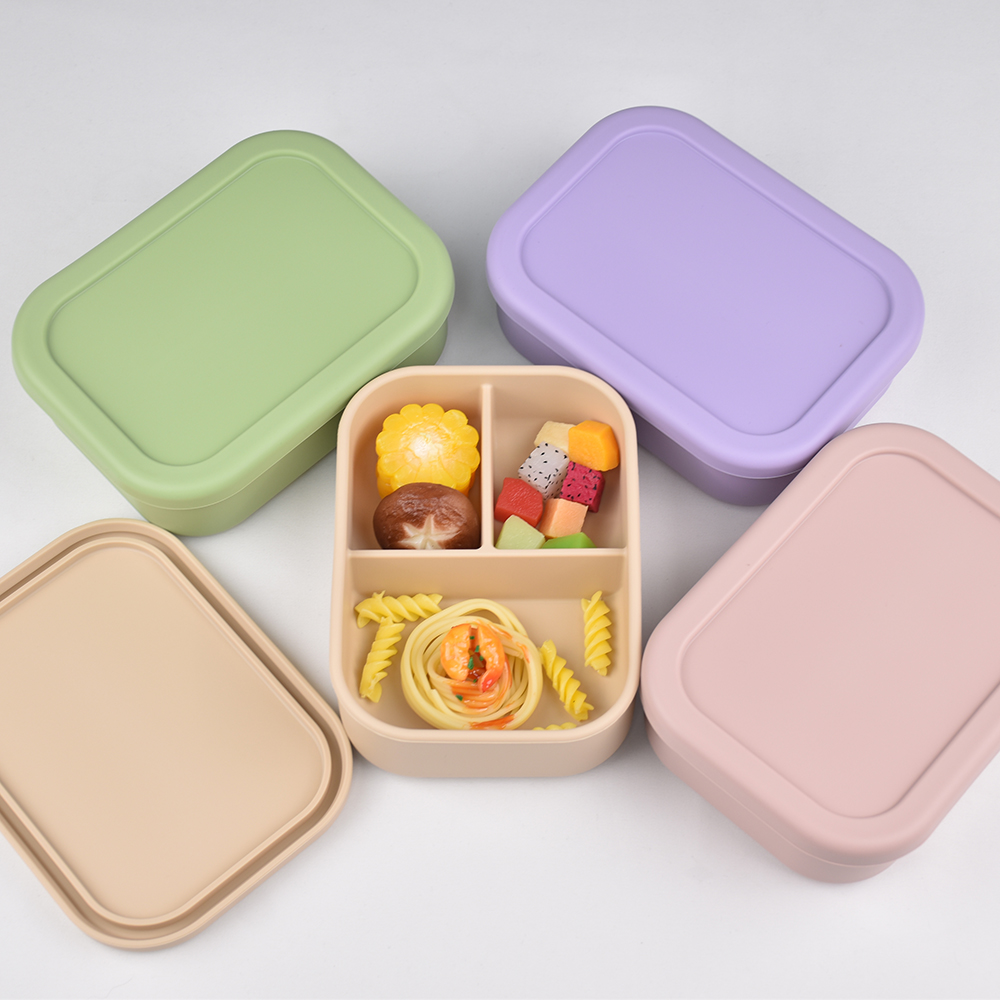 Lancheira bento de silicone de - Baby Food Prep Containers avaliação e preço