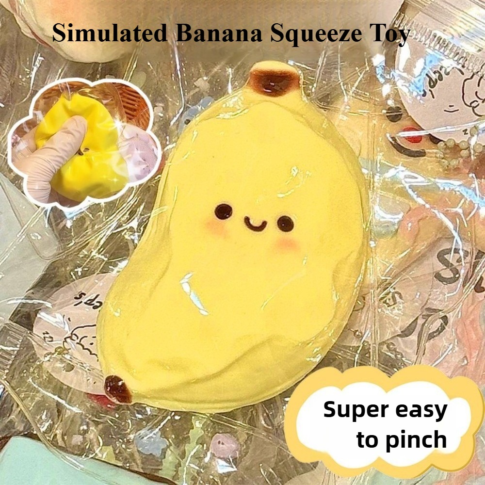 Brinquedo Squishy Banana Taba  - Baby Food Toy avaliação e preço