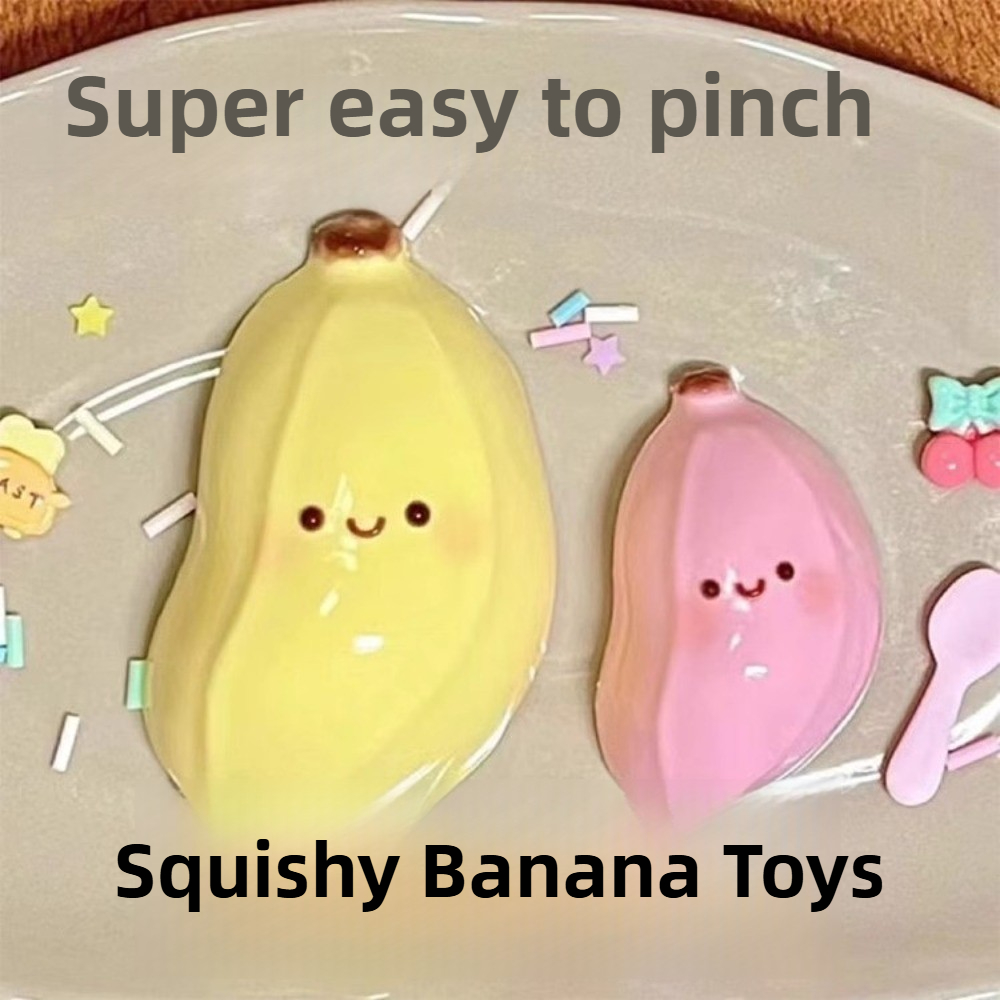 Brinquedo Squishy Banana Taba  - Baby Food Toy avaliação e preço