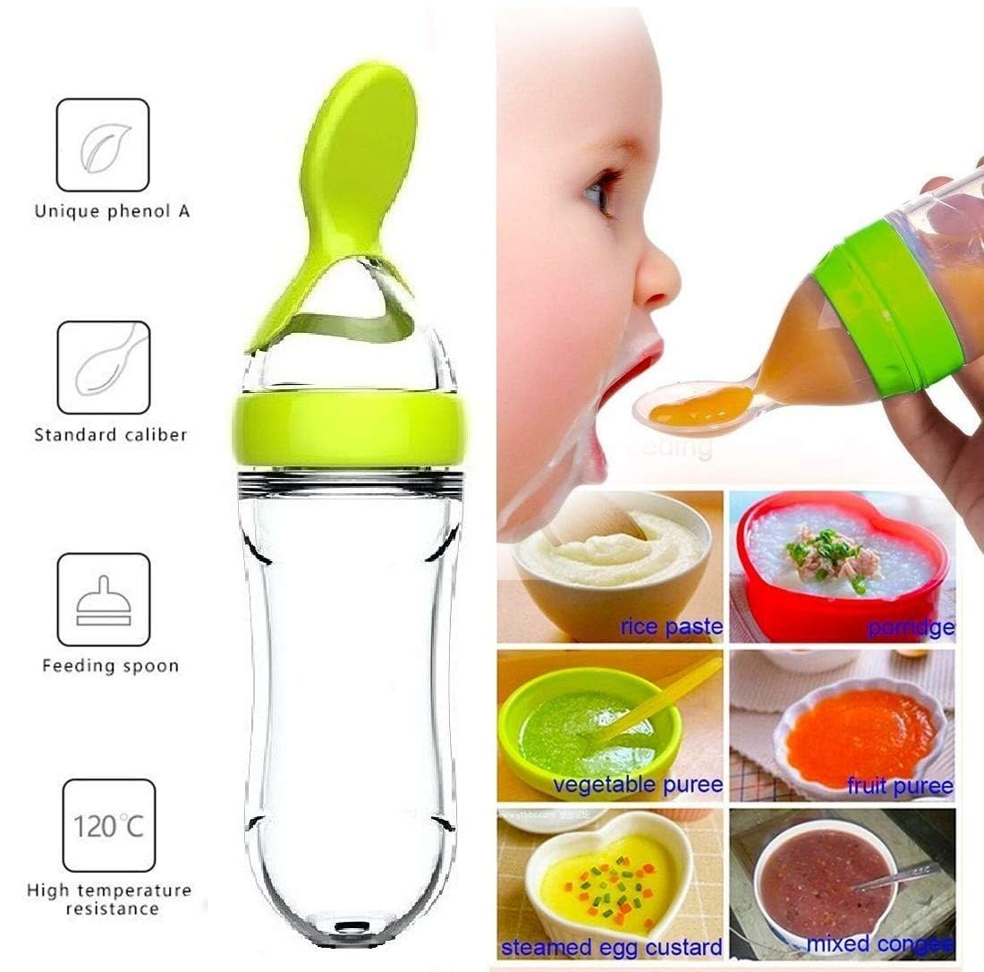 Recém-nascido Silicone Squeezi - Baby Rice Food avaliação e preço