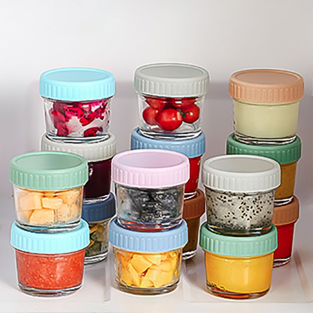 Conjunto de 6 Potes de Vidro R - Baby Food Jar avaliação e preço