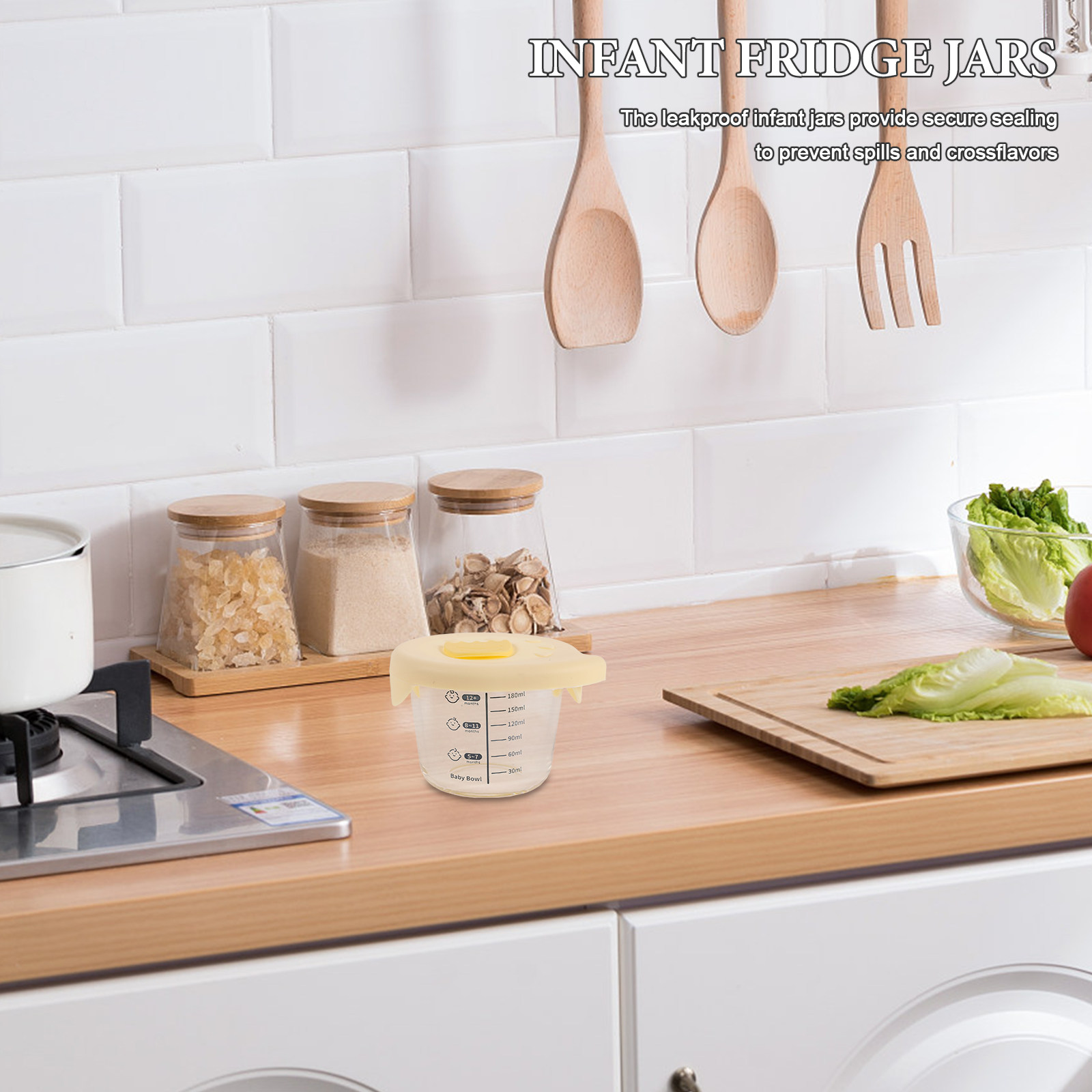 Conjunto de 2 Tigelas de Vidro - Baby Food Prep Containers avaliação e preço