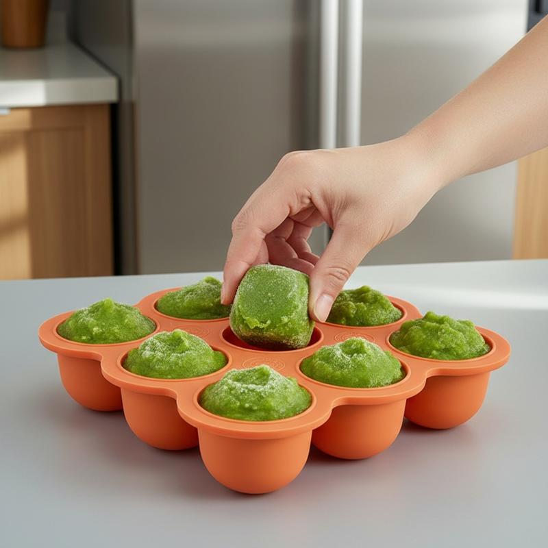 Recipiente de Silicone para Co - Baby Food Options avaliação e preço
