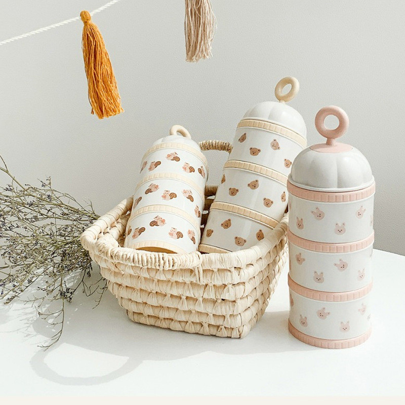 Urso bonito caixa de leite em  - Baby Food Bottle avaliação e preço