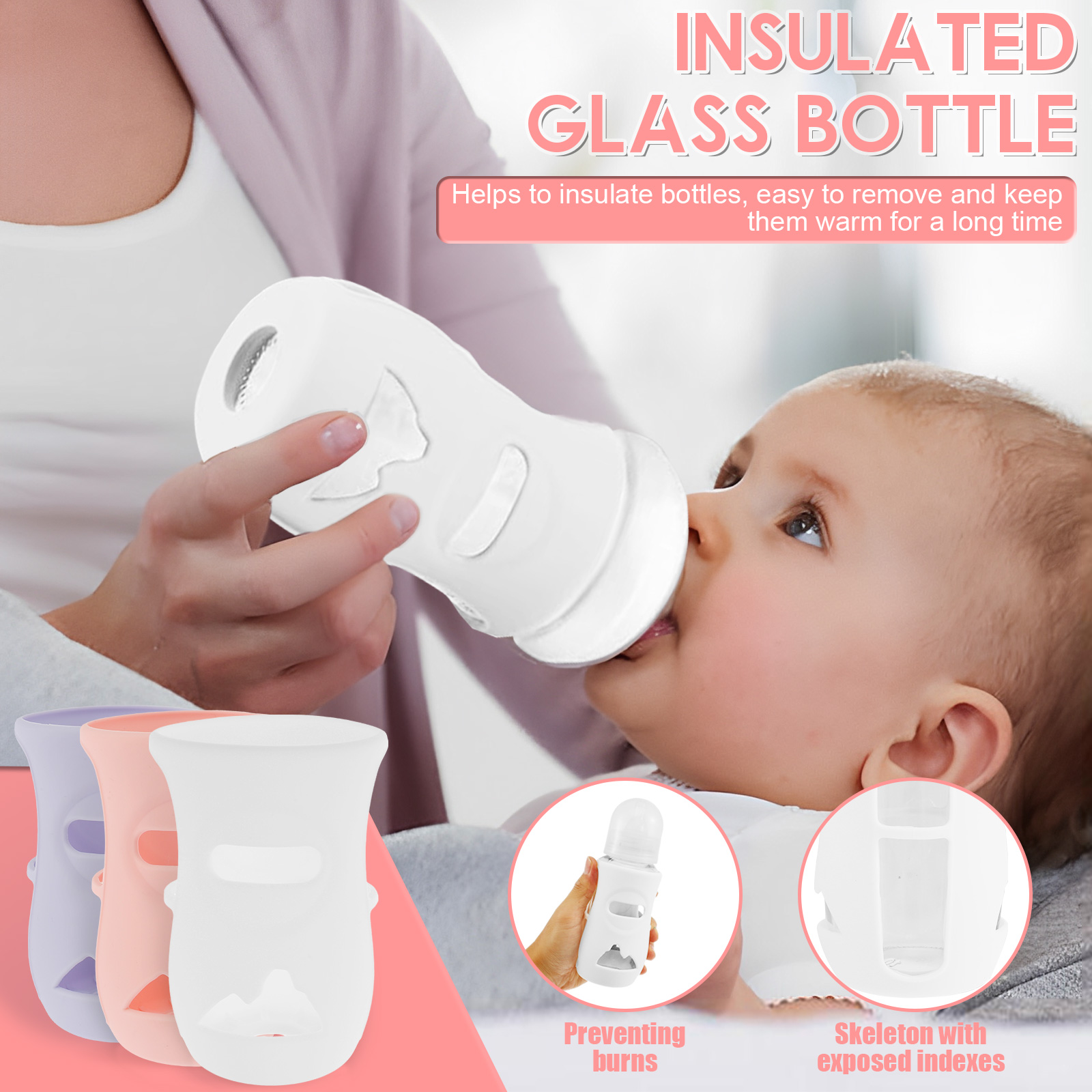 Mangas de silicone capa de gar - Baby Food Jar avaliação e preço