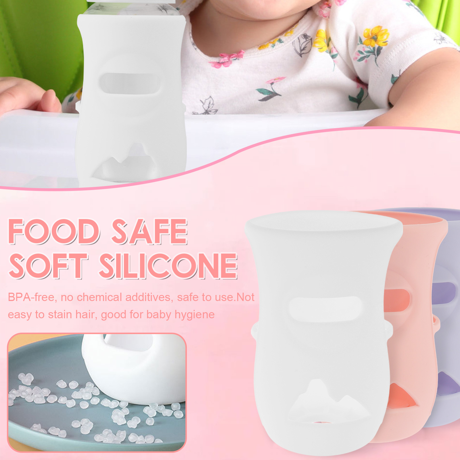 Mangas de silicone capa de gar - Baby Food Jar avaliação e preço