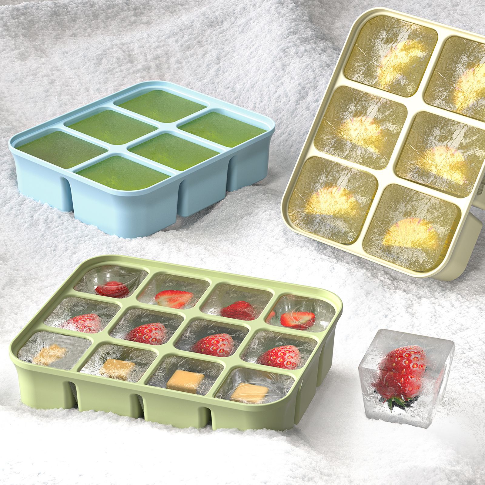 Bandeja de silicone para conge - Baby Food Homemade avaliação e preço
