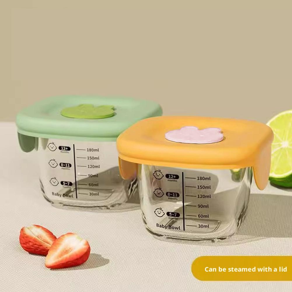 2 Peças Tigela de Vidro para C - Baby Food Prep Containers avaliação e preço