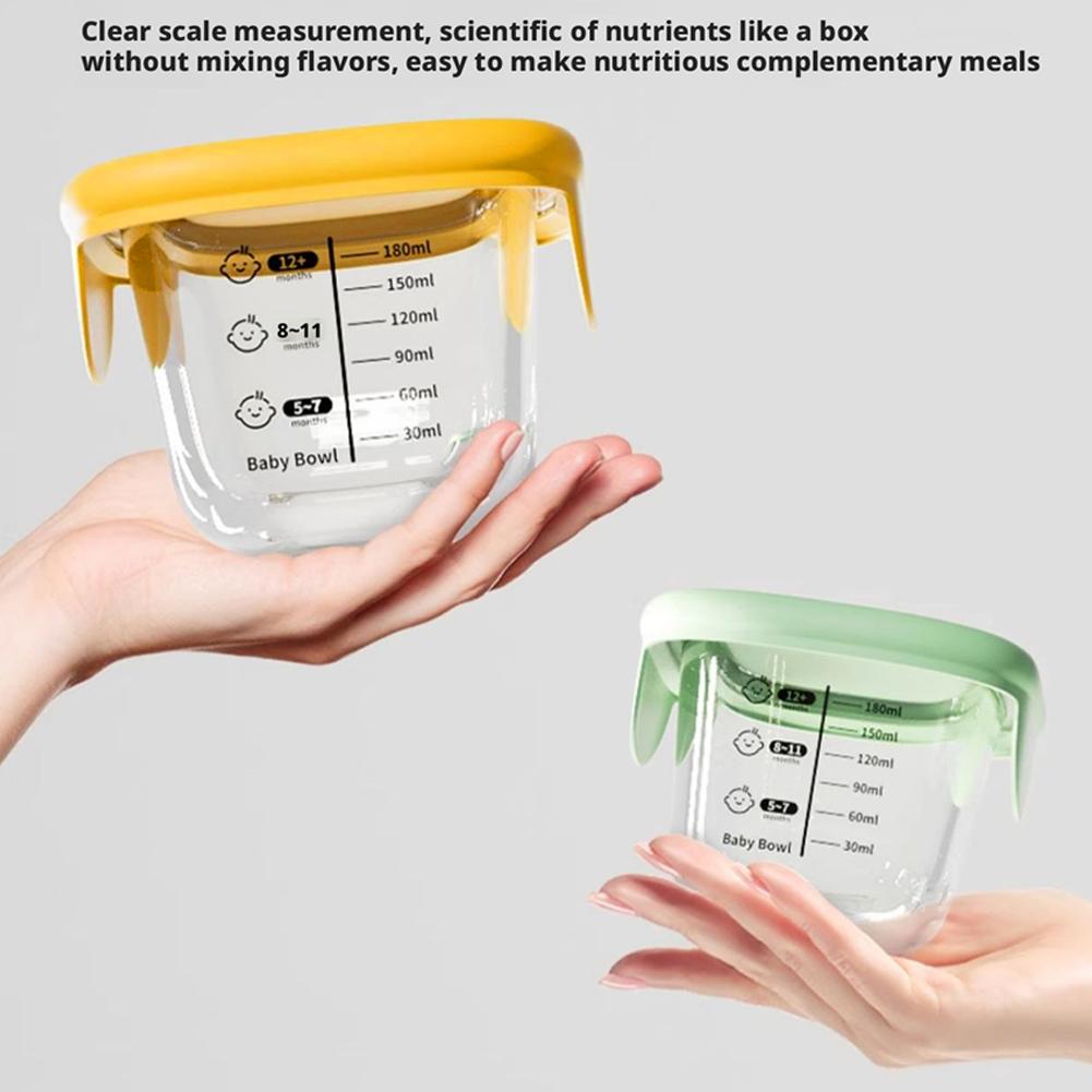 2 Peças Tigela de Vidro para C - Baby Food Prep Containers avaliação e preço