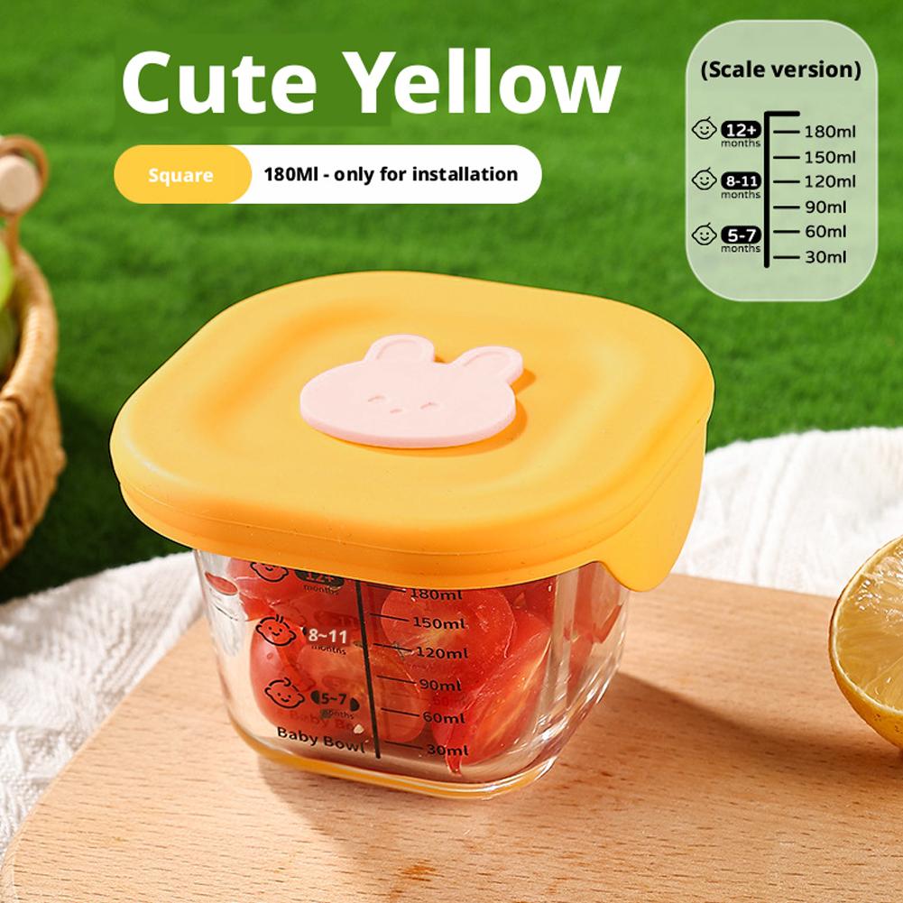 2 Peças Tigela de Vidro para C - Baby Food Prep Containers avaliação e preço