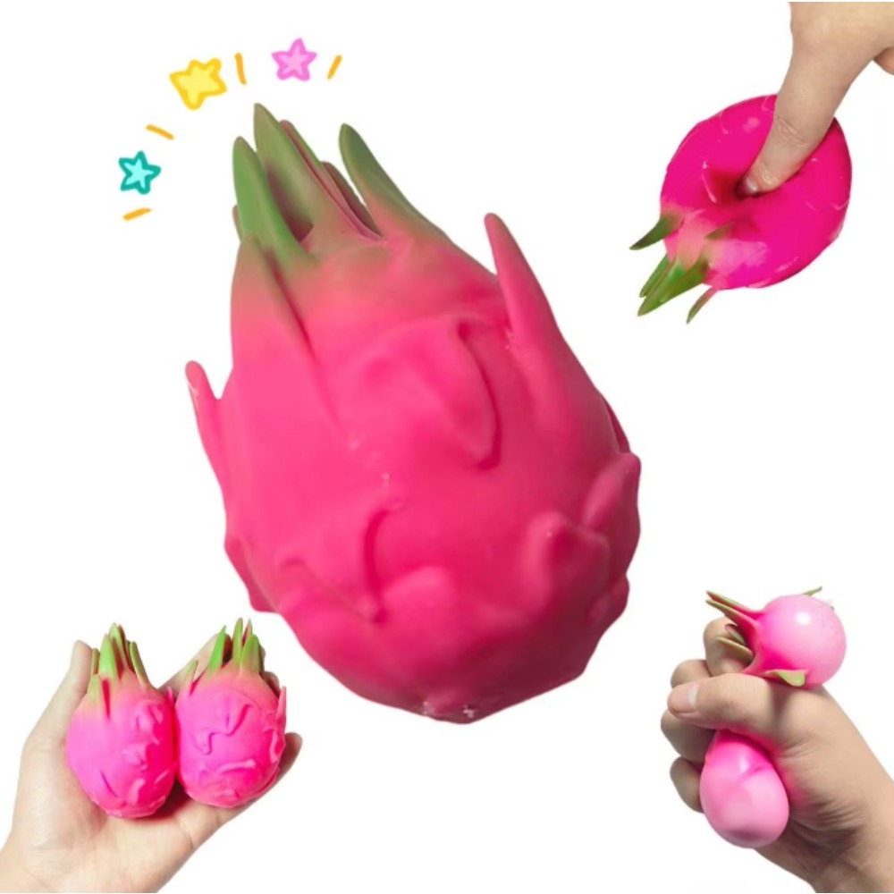 Bola de Apertar Fruta do Dragã - Baby Food Toy avaliação e preço