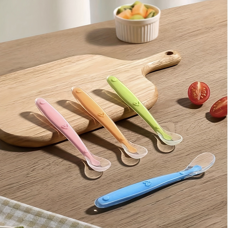 Colher de Silicone Macia para  - Baby Food Feeder avaliação e preço