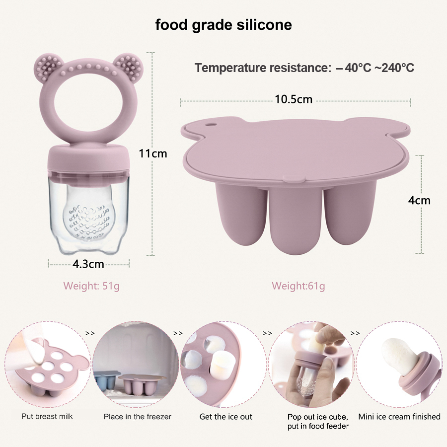 Molde de Silicone para Picolés - Baby Food Options avaliação e preço