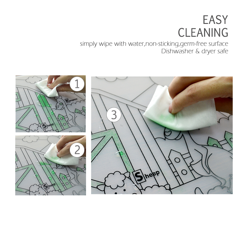 Silicone bebê placemat 1pc ute - Baby Food Chopper avaliação e preço