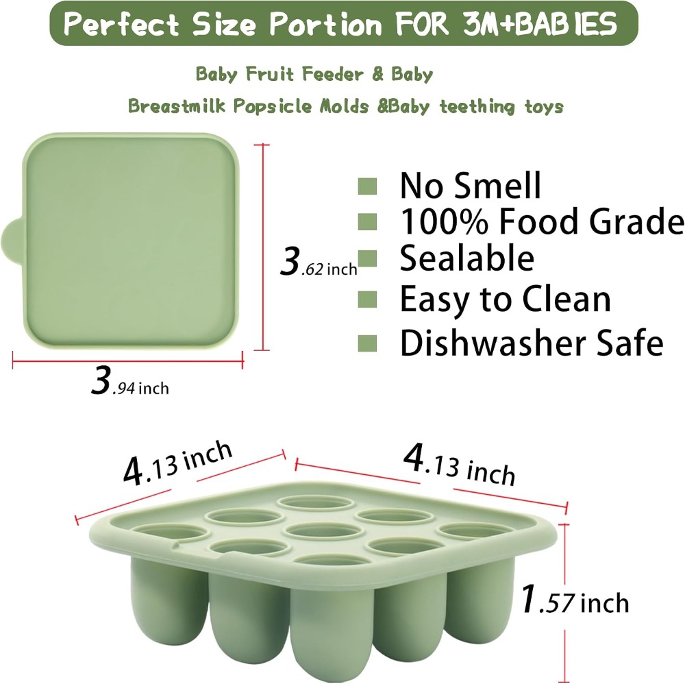 Forma de Silicone para Congela - Baby Food Homemade avaliação e preço