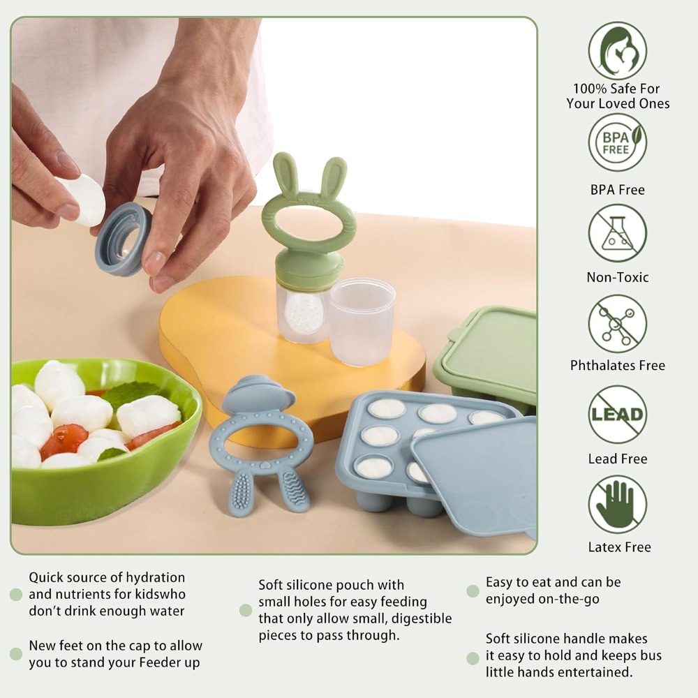 Forma de Silicone para Congela - Baby Food Homemade avaliação e preço