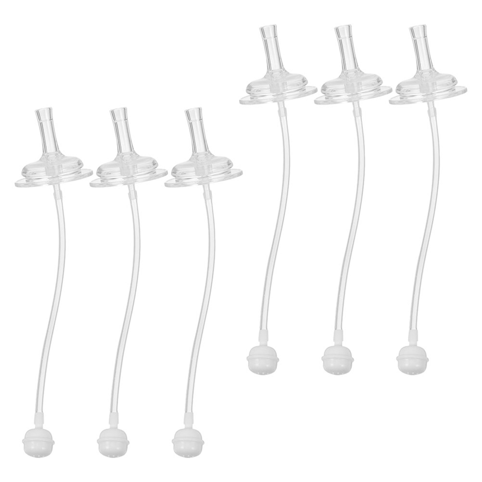 Conjunto de 6 Canudos de Silic - Baby Food Bottle avaliação e preço