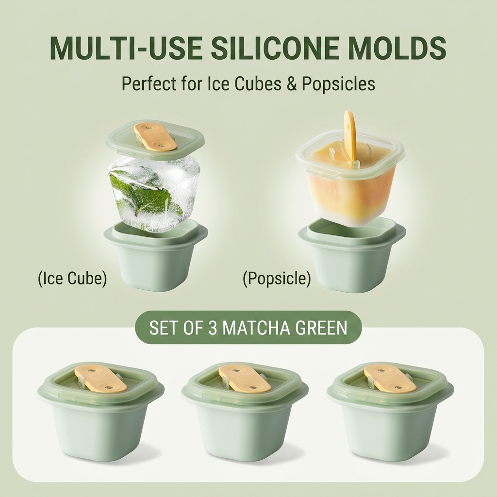 Forma de silicone para cubos d - Baby Food Homemade avaliação e preço